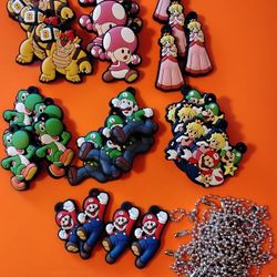 Super Mario Keychain lot of 28 