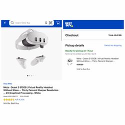 Brand new/sealed Meta Quest 3 512GB for sale. Retails for $641.99, but I’m selling for $525.