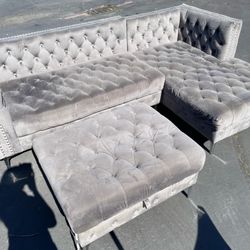 Polaja Grey Sofa 