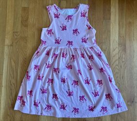 Wonder Nation Pink Unicorn Sleeveless Dress - Girl’s Size 18