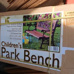 Kids Outdoor Bench
