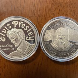 .999 Silver 1 Troy Ounce Elvis Rounds