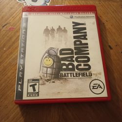 Battlefield: Bad Company (PlayStation 3 PS3, 2008) Complete Video Game GH
