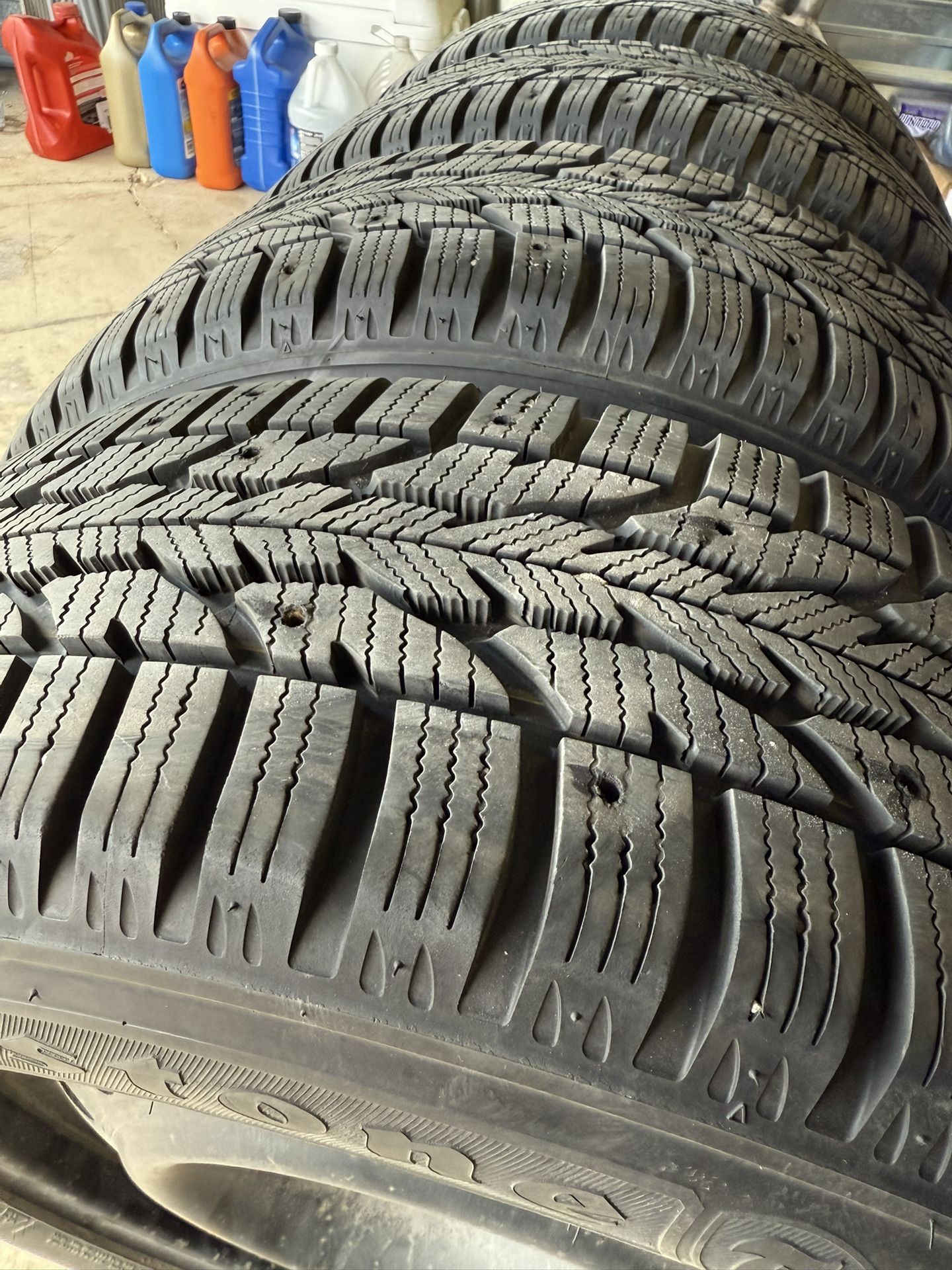 205/55/16 Firestone Snow On Subaru Wheels 5x100