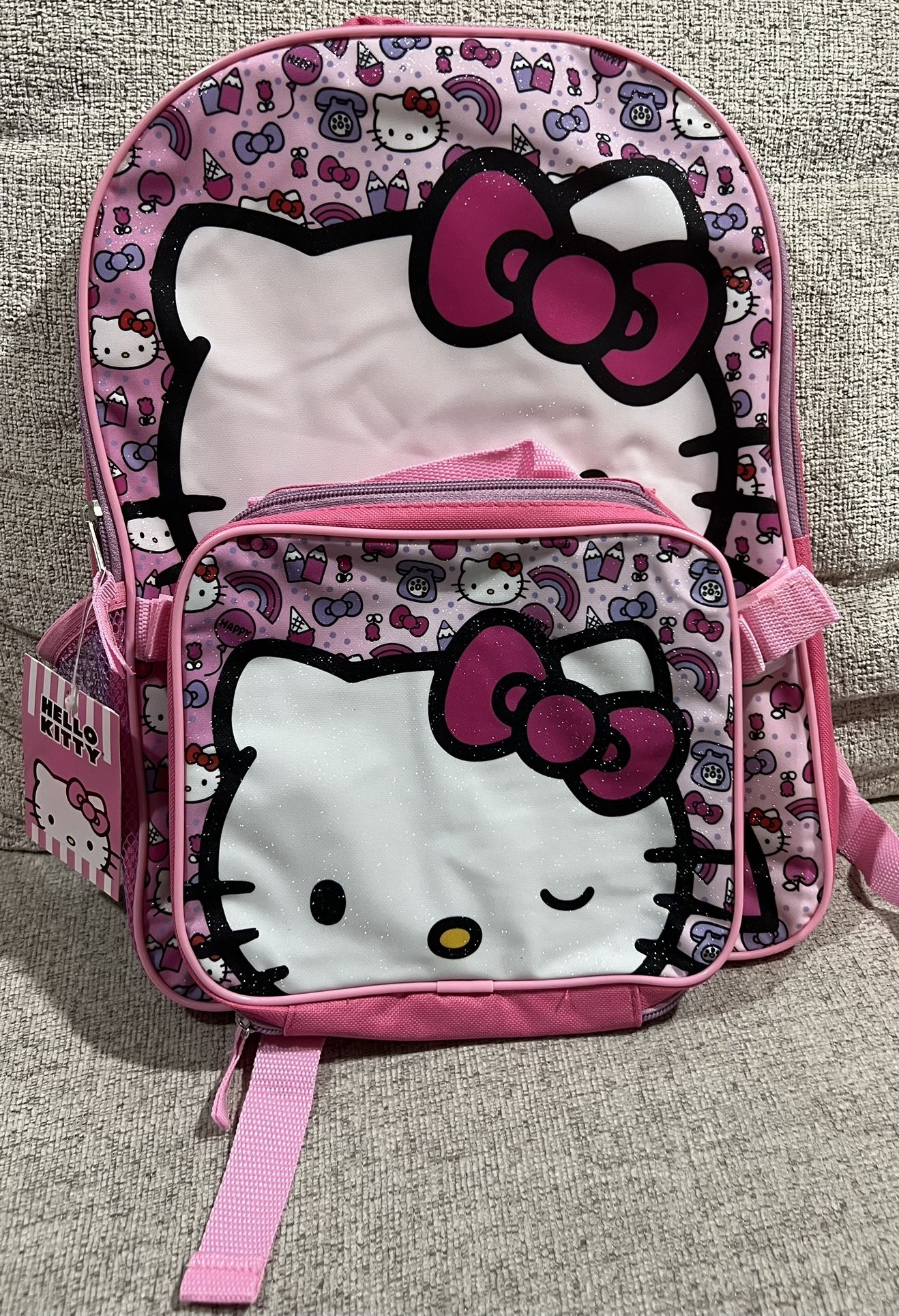 Hello Kitty Backpack with Lunch Bag