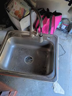 Kitchen sink and faucet