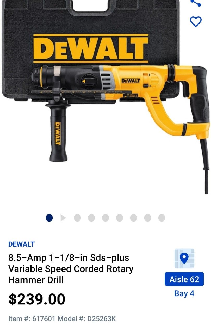 Dewalt 1 1 8
