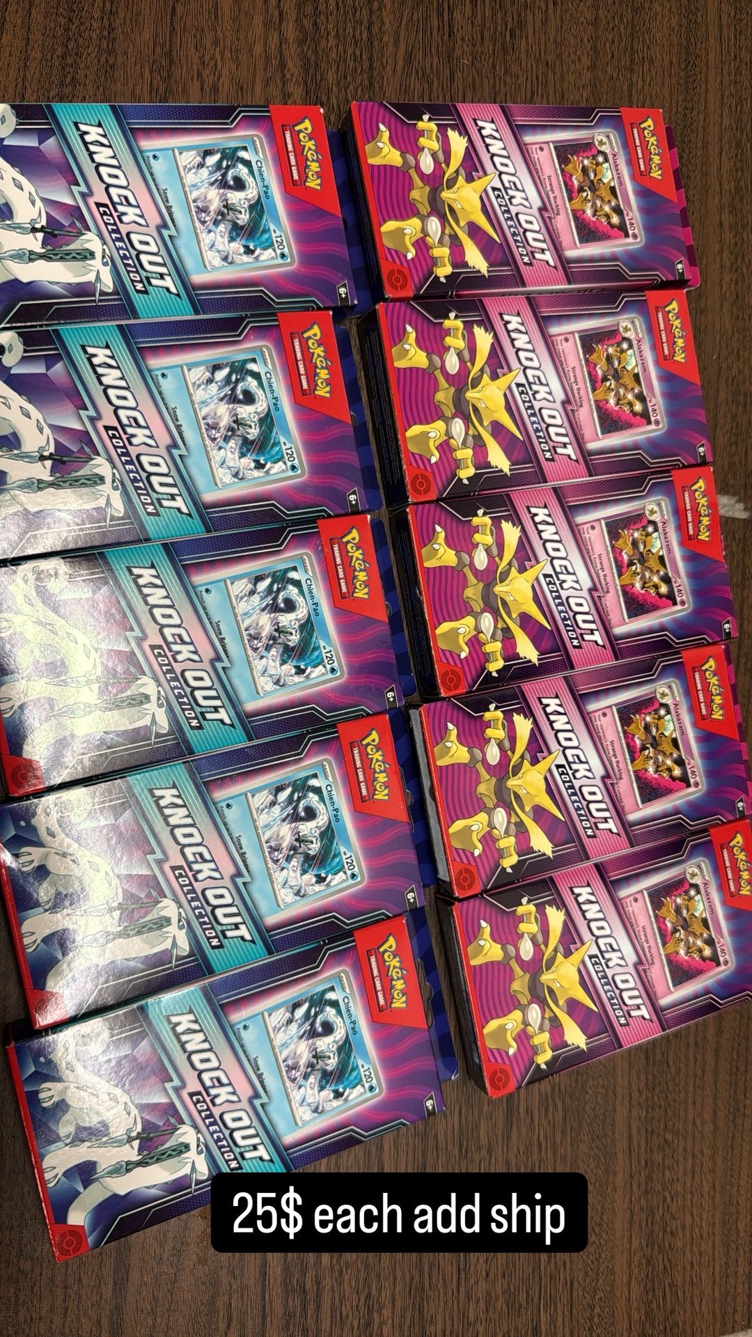 pokemon knock out boxes
