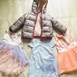 Little girl Jacket And Dress Size 3 Years Old