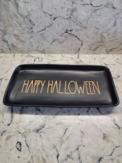 Rae Dunn Happy Halloween Platter