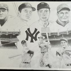 New York Yankees Legends Drawing 