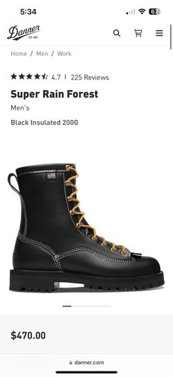Danner Men’s Boot: Super Rainforest 200G