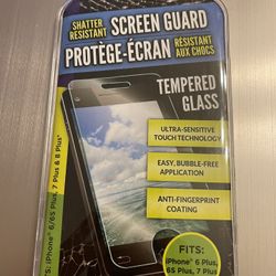 SCREEN GUARD FOR IPHONE 6PLUS, 7 PLUS, 8 PLUS