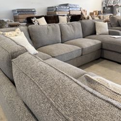 LAST ONE SECTIONAL CLEARANCE! Must Come In For Deals