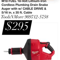 Jey Drain Snake 35feet