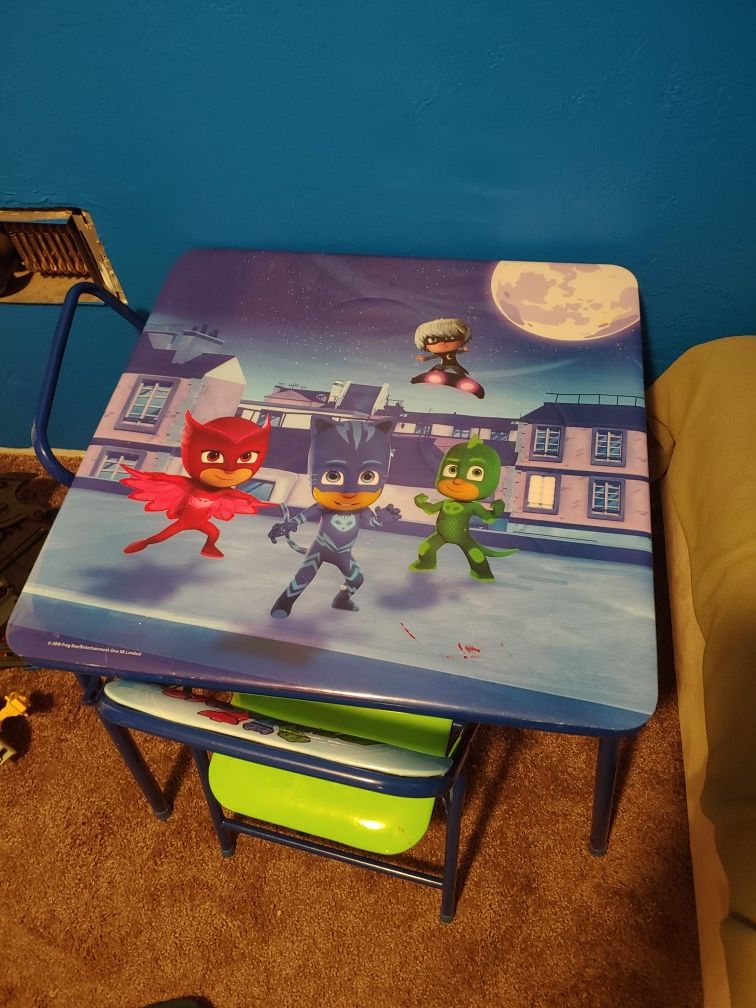 PJ Masks Toddler Table and Chairs