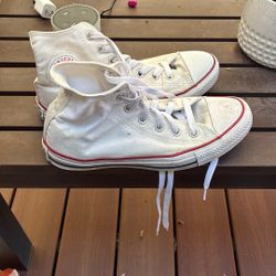 Converse White Men’s 6 Women’s 8