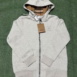 Brand new Burberry zip up  hoodie