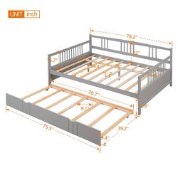 Full Size Day Bed With Twin Trundle