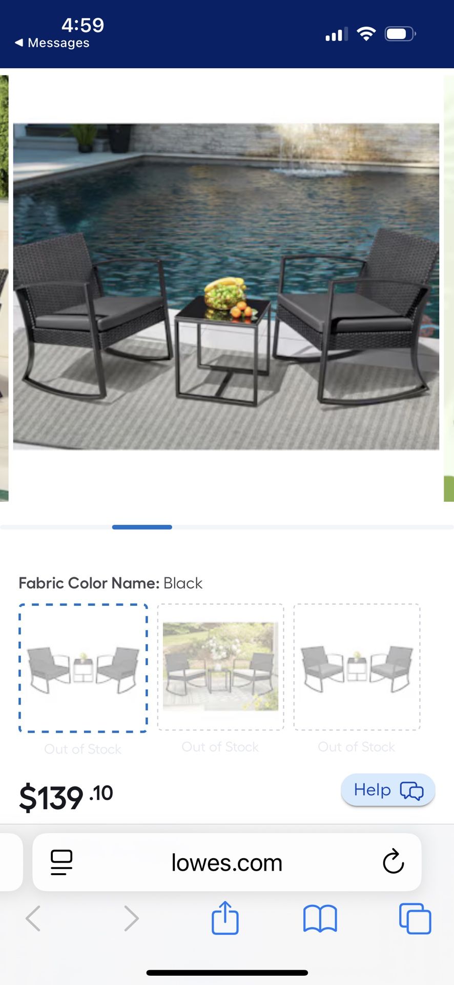 Patio Set