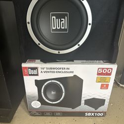 dual Subwoofers 10”