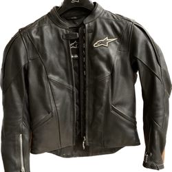 Women’s Alpine Star Motorcycle Leather Jacket 
