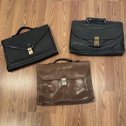 3 Vintage Bally Briefcases