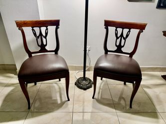 Pair Of Vintage Dining Chairs