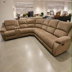 Modern living room reclining sectional sofa | special price