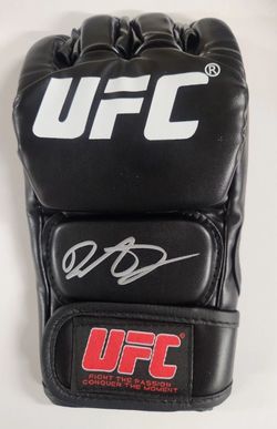 Demetrious Johnson Signed Autographed UFC Glove COA BAS Beckett