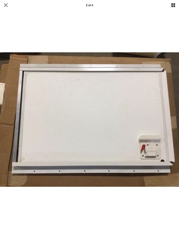 RV Camper Trailer Cargo Bay Access Storage Hatch Cover Door lock 32.75" X23.75"