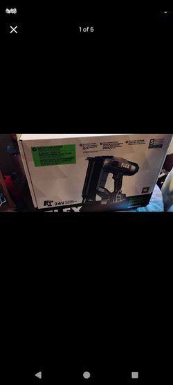 NEW FLEX 24V Brushless Cordless 18-Gauge Brad Nailer Kit (Sealed Box)