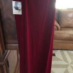 Brand New Teenager /Woman’s Long Red Velvet Skirt Size Small