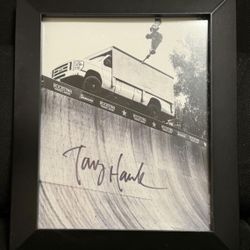 Signed Tony Hawk 8x10