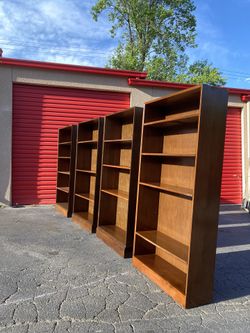 Bookcases Solid walnut 6ft H X 3ft W