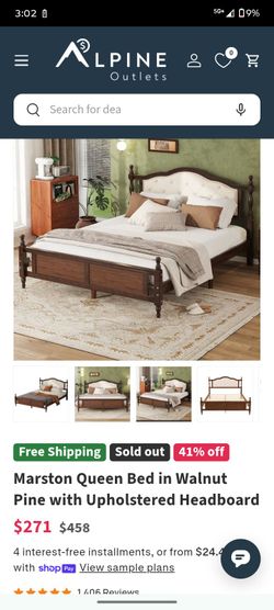 Queen bed