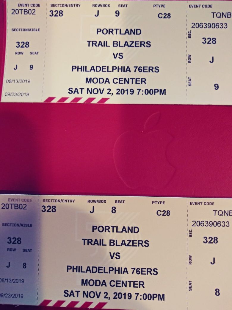 Blazers Vs 76ers