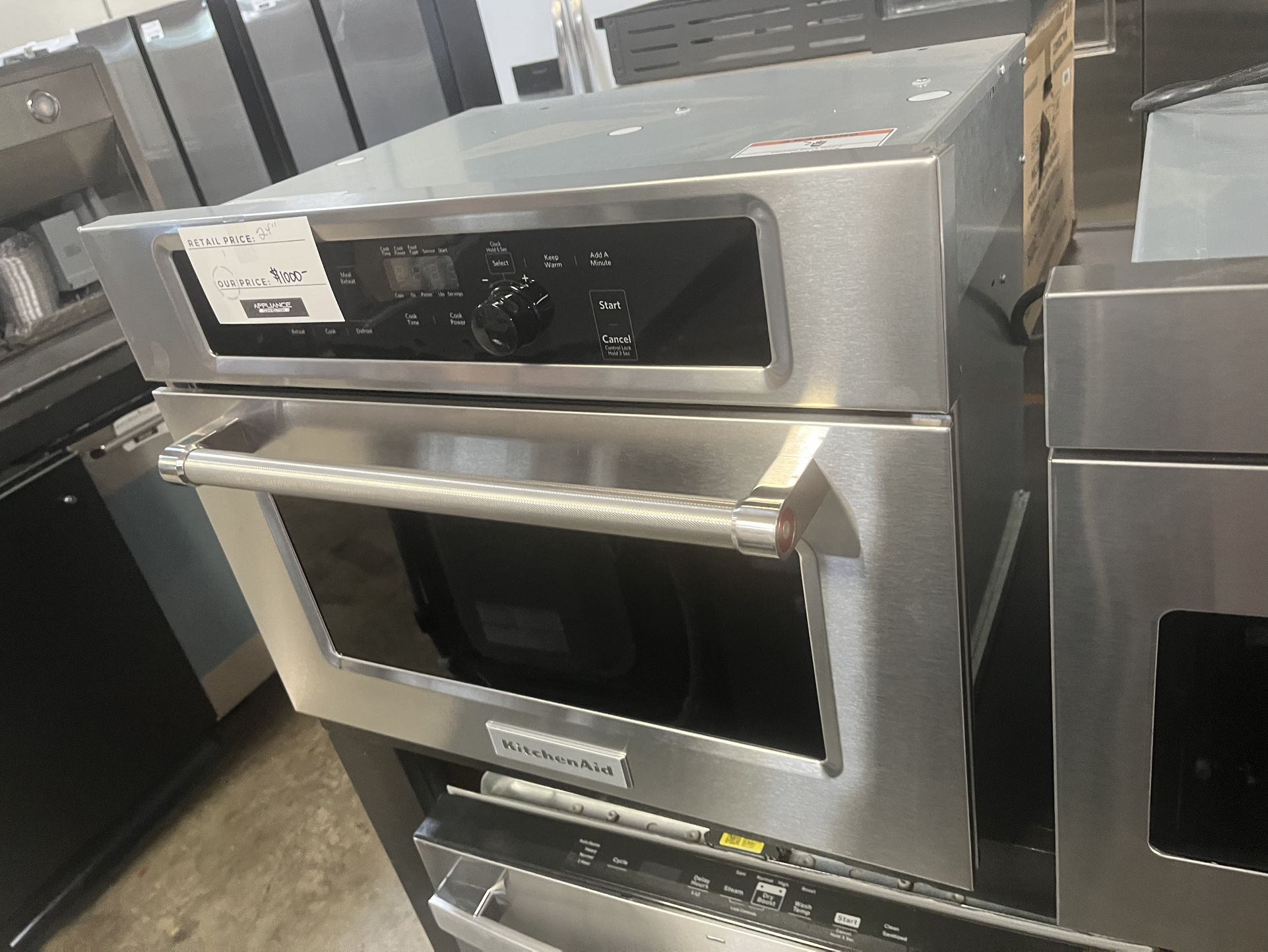 KITCHEN AID 24 INCH WIDE MICROWAVE