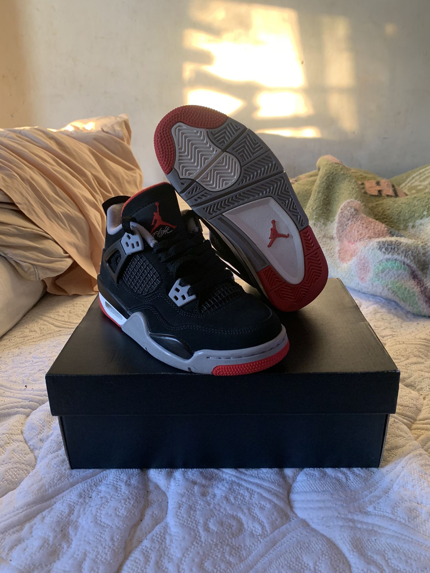 Jordan 4 sales bred size 5.5