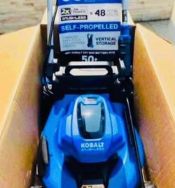 Kobalt 24-Volt Brushless 20-in Self-Propelled Cordless Electric Lawn Mower 4Ah Battery