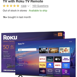 50 inch Rokutv