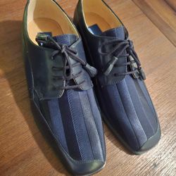 Giorgio Brutini Navy Dress Shoes Size 8