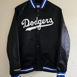 Mitchell Ness Los Angeles Dodgers Satin Jacket 