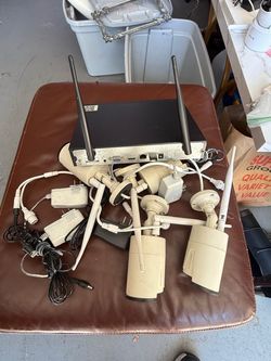 Wireless Security Camera System with NVR