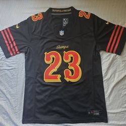 Christian McCaffrey #23 San Francisco 49ers Rivalries Jersey (Men's M)