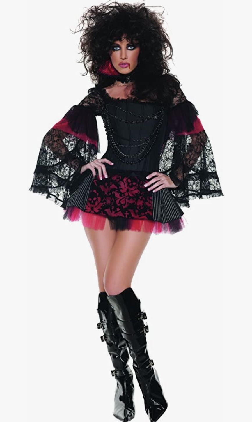 Mystery House Women's Vampire Vixen Costume Size Medium