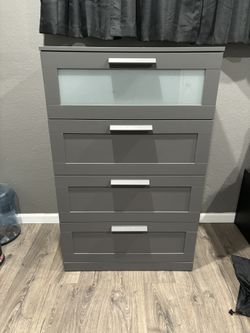 brimnes grey dresser IKEA Brimnes 4 Drawer Dresser In Excellent Condition for Sale in Fountain  Valley, CA