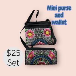 Mini Purse And Wallet