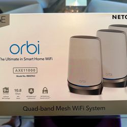 Netgear Orbi RBKE963-100NAS WiFi 6E Mesh System