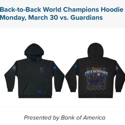 Dodgers Back To Back World Series Champions Hoodie